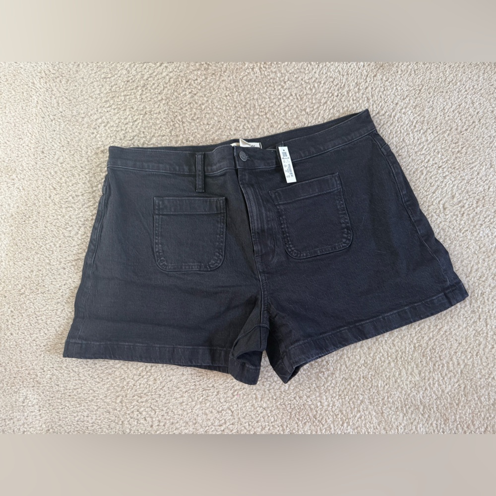 Madewell Charcoal Denim Shorts
